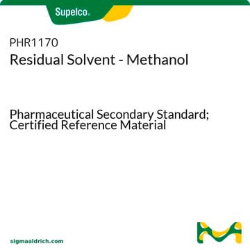 残留溶剂-甲醇 Pharmaceutical Secondary Standard; Certified Reference Material