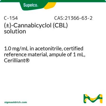 (±)-Cannabicyclol (CBL) solution 1.0&#160;mg/mL in acetonitrile, certified reference material, ampule of 1&#160;mL, Cerilliant&#174;