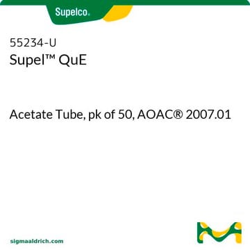 Supel&#8482;&nbsp;QuE Acetate Tube, pk of 50, AOAC&#174; 2007.01