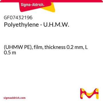 Polyethylene - U.H.M.W. (UHMW PE), film, thickness 0.2&#160;mm, L 0.5&#160;m