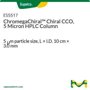 ChromegaChiral&#8482; Chiral CCO, 5 Micron HPLC Column 5&#160;&#956;m particle size, L × I.D. 10&#160;cm × 3.0&#160;mm