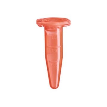 Eppendorf&#174; Safe-Lock micro test tubes capacity 1.5&#160;mL, red, pkg of 500&#160;ea