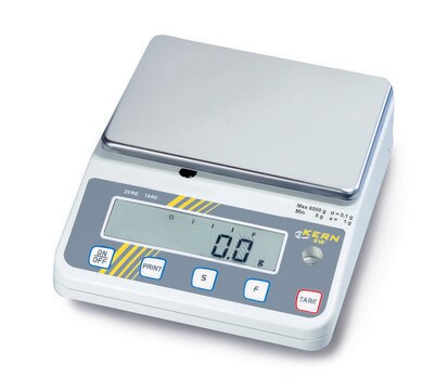 Kern-Waagen der EW-Serie, von oben beladbar weighing capacity 3,000&#160;g, resolution: 0.01&#160;g, linearity: ±0.02&#160;g