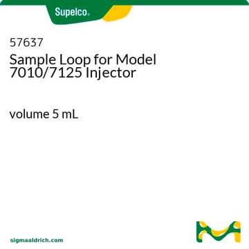 Boucle d'échantillonnage pour injecteur, modèles&nbsp;7010/7125 volume 5&#160;mL