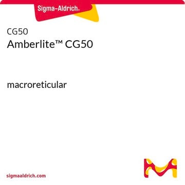 Amberlite&#8482; CG50 macroreticular