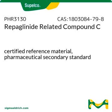 Repaglinide Related Compound C certified reference material, pharmaceutical secondary standard