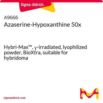 Azaserin-Hypoxanthin 50x Hybri-Max&#8482;, &#947;-irradiated, lyophilized powder, BioXtra, suitable for hybridoma