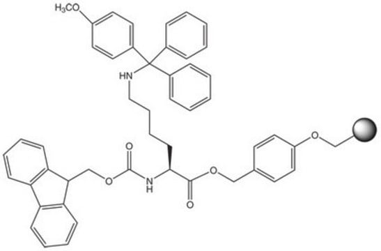 Żywica Fmoc-Lys(Mtt)-Wang (100-200 mesh) Novabiochem&#174;