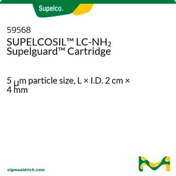 Cartouche Supelguard SUPELCOSIL&#8482; LC-NH2 5&#160;&#956;m particle size, L × I.D. 2&#160;cm × 4&#160;mm