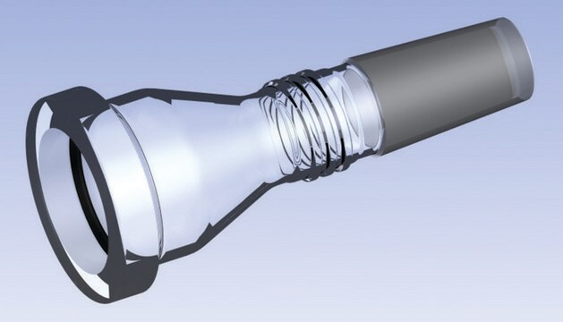 Ace receiving flask adapter joint: ST/NS 29/32, fits Büchi&#174; models R-200/R-205