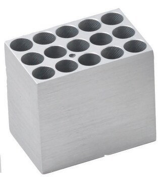 MyBlock&#8482; mini dry bath block to hold, 15 x 12-13 mm starfoot tubes