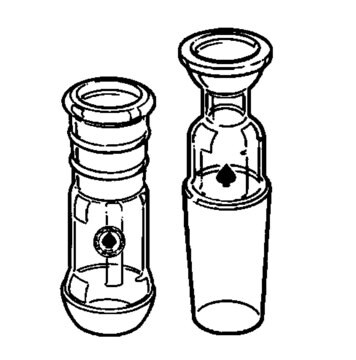 Ace Reducing Adapter female joint: SJ 18/9, male joint: ST/NS 24/40