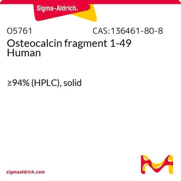 オステオカルシンフラグメント 1-49 ヒト &#8805;94% (HPLC), solid