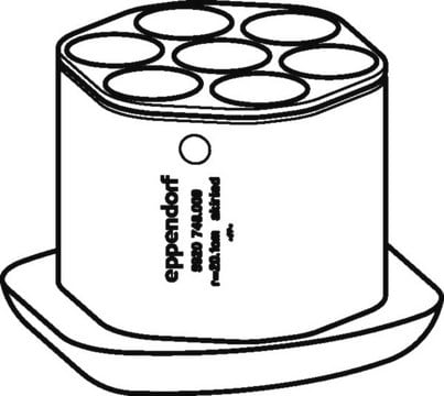 Adapter for Eppendorf&#174; S-4x Universal Large Rotor capacity, 7 x 50 mL conical tubes, pack of 2