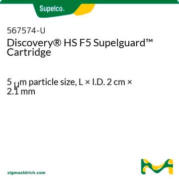 Cartucho Discovery&#174; HS F5 Supelguard 5&#160;&#956;m particle size, L × I.D. 2&#160;cm × 2.1&#160;mm