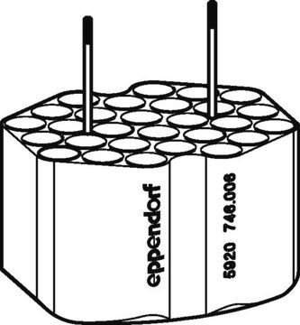 Eppendorf&#174; Adapter for round-bottom tubes 17.5 x 100 mm., for rotor S-4xUniversal-Large