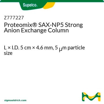 Proteomix&#174; SAX-NP5 Strong Anion Exchange Column L × I.D. 5&#160;cm × 4.6&#160;mm, 5&#160;&#956;m particle size