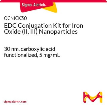 EDC Conjugation Kit for Iron Oxide (II, III) Nanoparticles 30&#160;nm, carboxylic acid functionalized, 5&#160;mg/mL