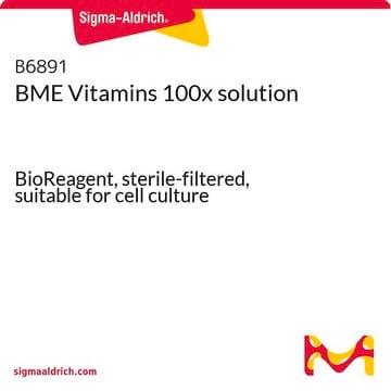 BME 维生素 100x 溶液 BioReagent, sterile-filtered, suitable for cell culture