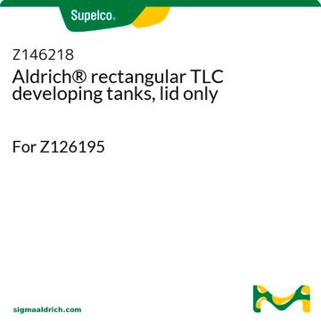 Aldrich&#174; rrechteckige TLC-Entwicklungstanks, nur Deckel For Z126195