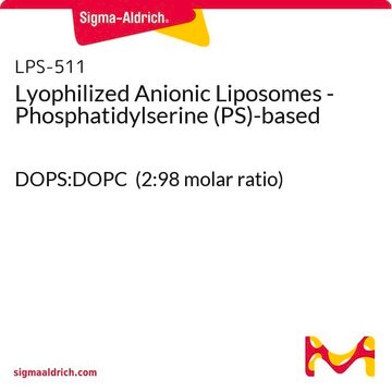 Lyophilized Anionic Liposomes - Phosphatidylserine (PS)-based DOPS:DOPC (2:98 molar ratio)