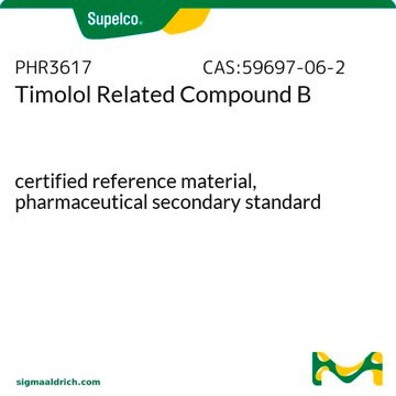 Timolol Related Compound B certified reference material, pharmaceutical secondary standard