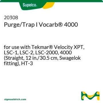 Purge/Trap I Vocarb&#174; 4000 for use with Tekmar&#174; Velocity XPT, LSC-1, LSC-2, LSC-2000, 4000 (Straight, 12 in./30.5 cm, Swagelok fitting), HT-3