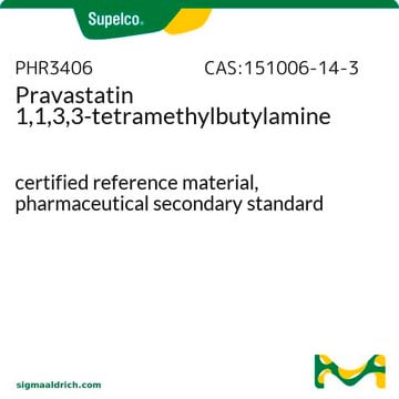 Pravastatin 1,1,3,3-Tetramethylbutylamin certified reference material, pharmaceutical secondary standard