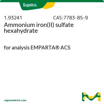 Ammonium iron(II) sulfate hexahydrate for analysis EMPARTA&#174; ACS