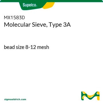 Molecular Sieve, Type 3A bead size 8-12&#160;mesh