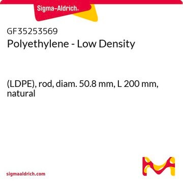 Polyethylene - Low Density (LDPE), rod, diam. 50.8&#160;mm, L 200&#160;mm, natural