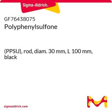 Polyphenylsulfone (PPSU), rod, diam. 30&#160;mm, L 100&#160;mm, black