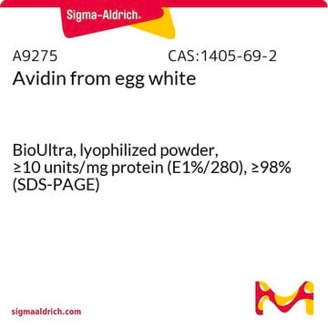 Avidin aus Eiweiss BioUltra, lyophilized powder, &#8805;10&#160;units/mg protein (E1%/280), &#8805;98% (SDS-PAGE)