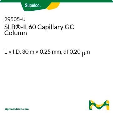 SLB&#174;-IL60 Capillary GC Column L × I.D. 30&#160;m × 0.25&#160;mm, df 0.20&#160;&#956;m