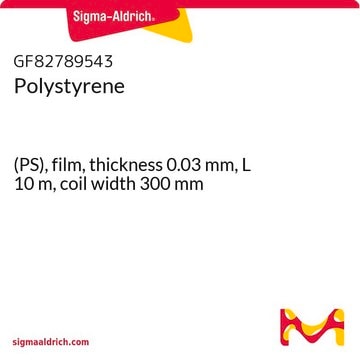 Polystyrene (PS), film, thickness 0.03&#160;mm, L 10&#160;m, coil width 300&#160;mm