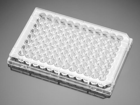 Corning&#174; Falcon&#174; Cell Culture Plate wells, 96, Tissue Culture (TC)-treated surface, flat bottom clear wells, sterile