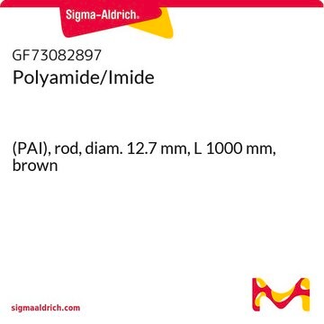 Polyamide/Imide (PAI), rod, diam. 12.7&#160;mm, L 1000&#160;mm, brown