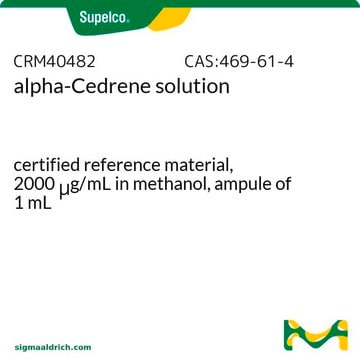 alpha-Cedrene solution certified reference material, 2000&#160;&#956;g/mL in methanol, ampule of 1&#160;mL