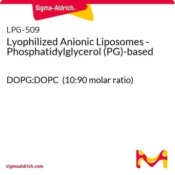 Lyophilized Anionic Liposomes - Phosphatidylglycerol (PG)-based DOPG:DOPC (10:90 molar ratio)