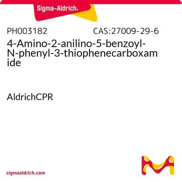 4-Amino-2-anilino-5-benzoyl-N-phenyl-3-thiophenecarboxamide AldrichCPR