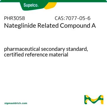 Nateglinide Related Compound A pharmaceutical secondary standard, certified reference material