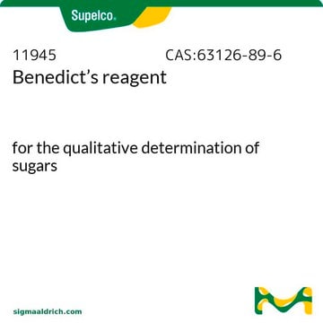 Benedicts Reagens for the qualitative determination of sugars