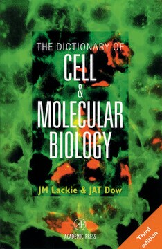 Dictionary Of Cell & Molecular Biology, 3rd Ed. | Sigma-Aldrich