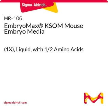 EmbryoMax&#174; KSOM Mäuseembryo-Medien (1X), Liquid, with 1/2 Amino Acids