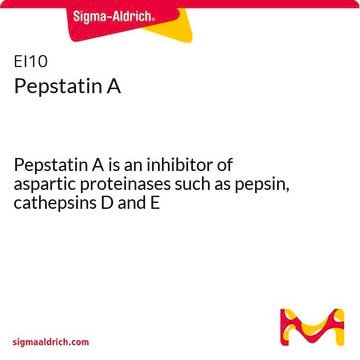 Pepstatine&nbsp;A Pepstatin A is an inhibitor of aspartic proteinases such as pepsin, cathepsins D and E