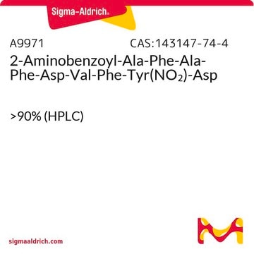 2-Aminobenzoyl-Ala-Phe-Ala-Phe-Asp-Val-Phe-Tyr(NO2)-Asp &gt;90% (HPLC)