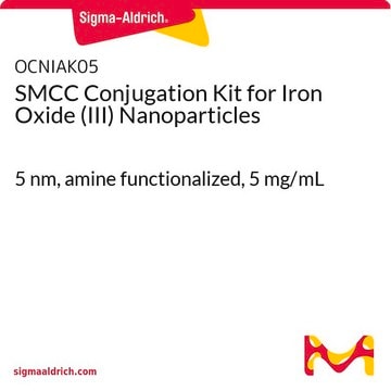 SMCC Conjugation Kit for Iron Oxide (III) Nanoparticles 5&#160;nm, amine functionalized, 5&#160;mg/mL