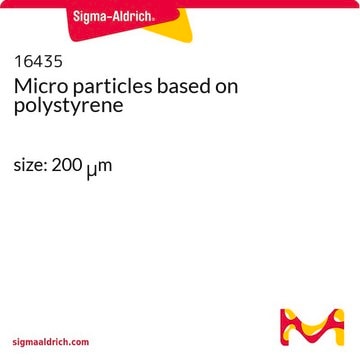 Mikropartikel auf Polystyrolbasis size: 200 &#956;m