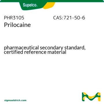 Prilocain pharmaceutical secondary standard, certified reference material