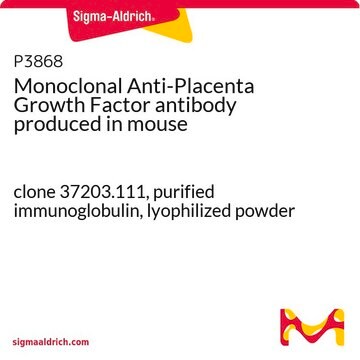 Monoclonal Anti-Placenta Growth Factor antibody produced in mouse clone 37203.111, purified immunoglobulin, lyophilized powder